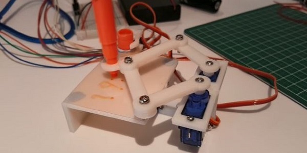 Assembled plot clock